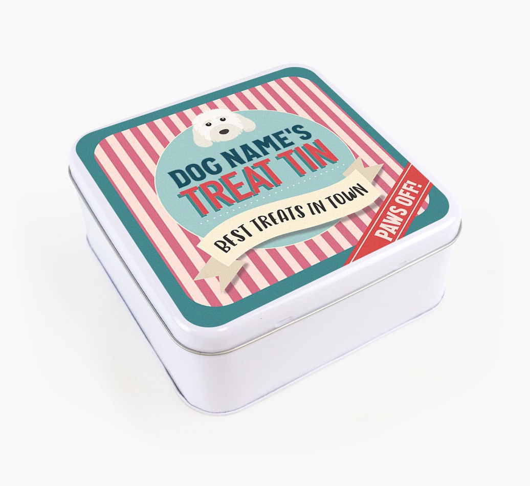 'Best Treats in Town' - Personalised Treat Tin for Your {breedFullName}